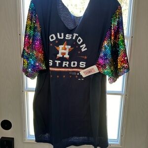 Houston Astros sequin top